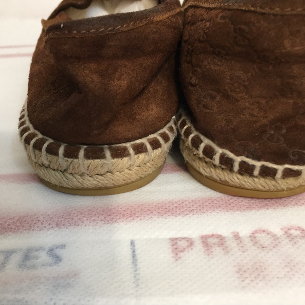 Gucci Espadrille Loafers slip-on. Made in Italy Size 37.5. Great condition - Picture 7 of 16